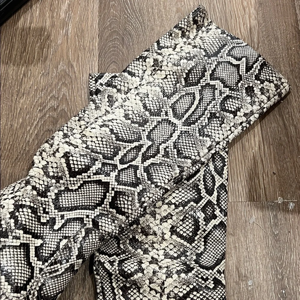 Zara snake print boots Size 7.5 - Picture 5 of 12